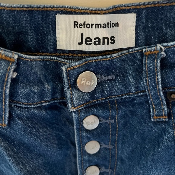 Reformation Straight Leg Jeans - Picture 2 of 3
